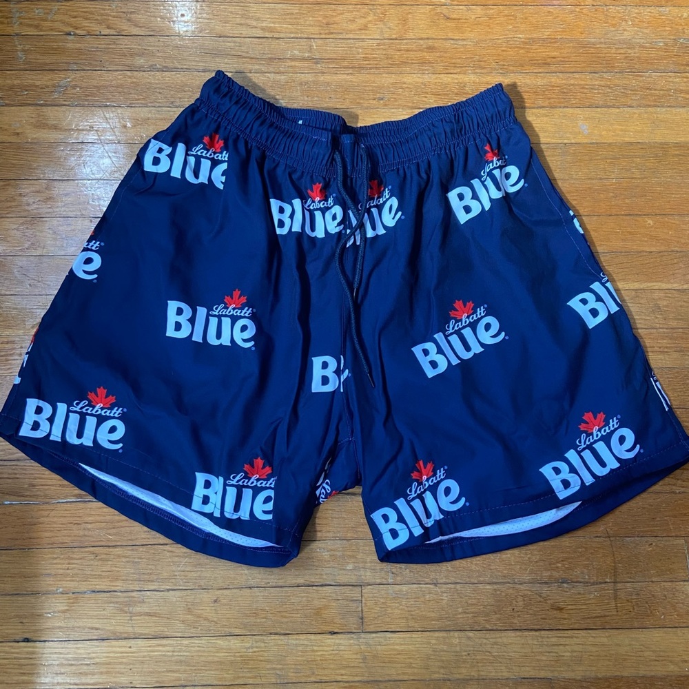 Men’s Labbatt Blue Swim Shorts NEVER WORN